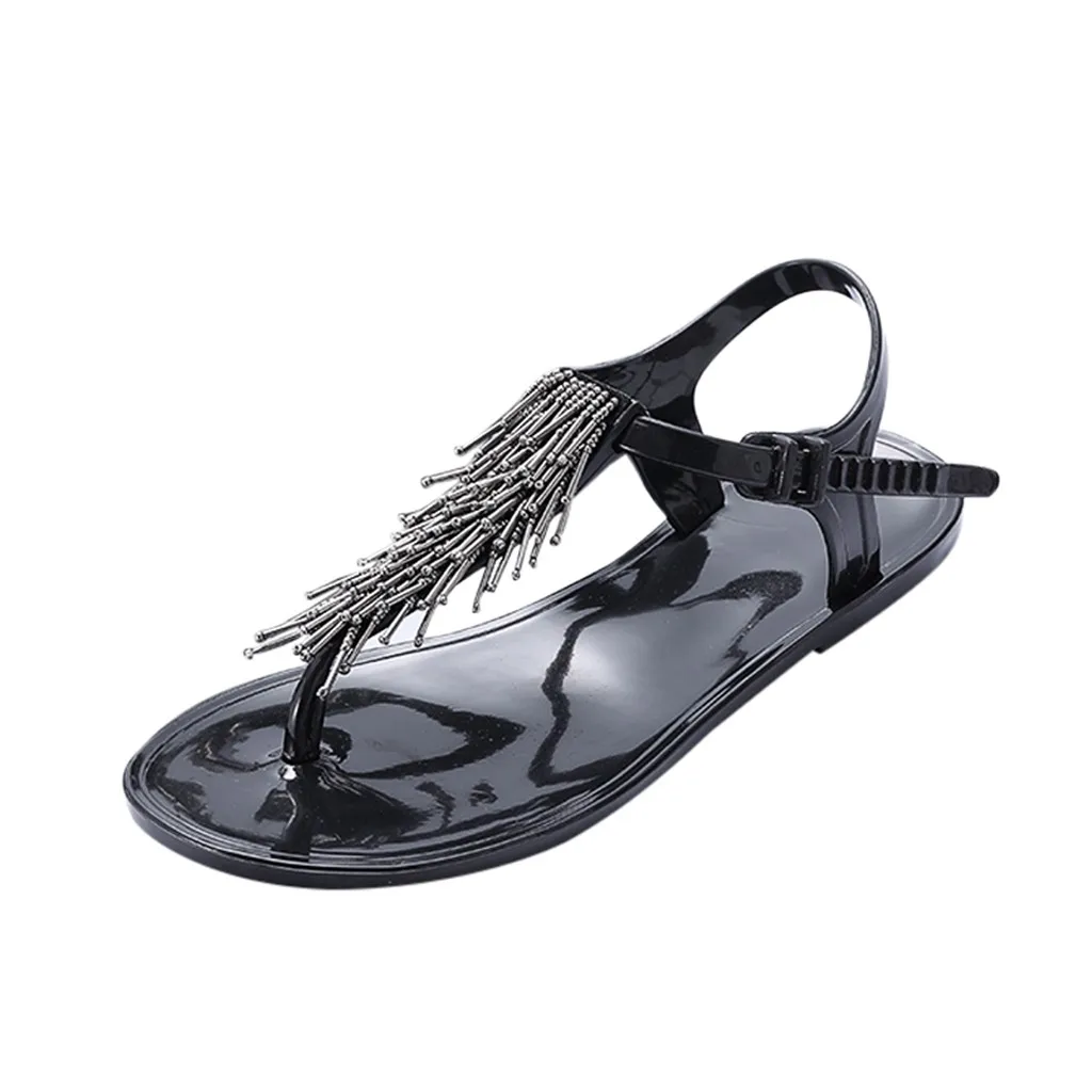 

Сандалии SAGACE женские нескользящие, модные пикантные уличные босоножки, Повседневная простая натуральная обувь с низкой подошвой, современ...