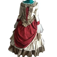 customer to order vintage costumes victorian 1860s civil war gown historical dresses d 116