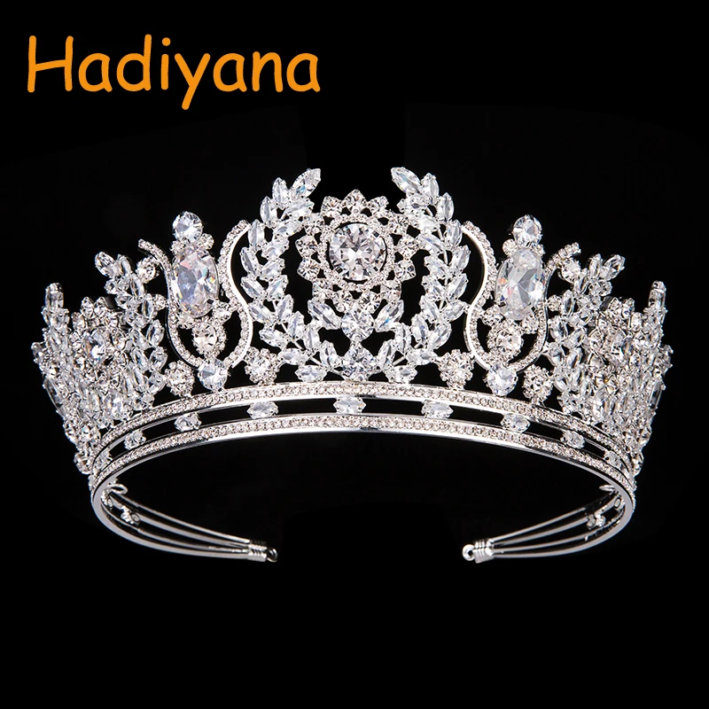 Диадемы и короны HADIYANA Свадебные модные роскошные свадебные аксессуары для волос женские элегантные с высоким качеством BC4423 Corona Princesa