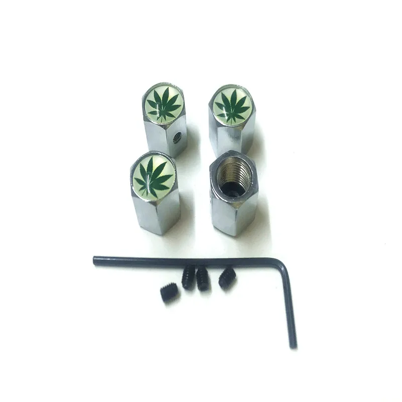 Серебряный стиль защиты от кражи кленовый лист логотип Автомобильная эмблема