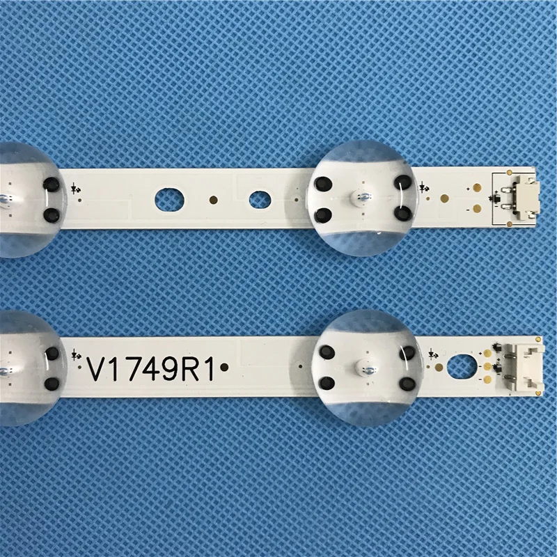 Комплект 1020 мм светодиодный полосы для LG 49UV340C 49UJ6565 49UJ670V V17 49 R1 L1 ART3 2862 2863 6916L-2862A 6916L-2863A частей телевидение