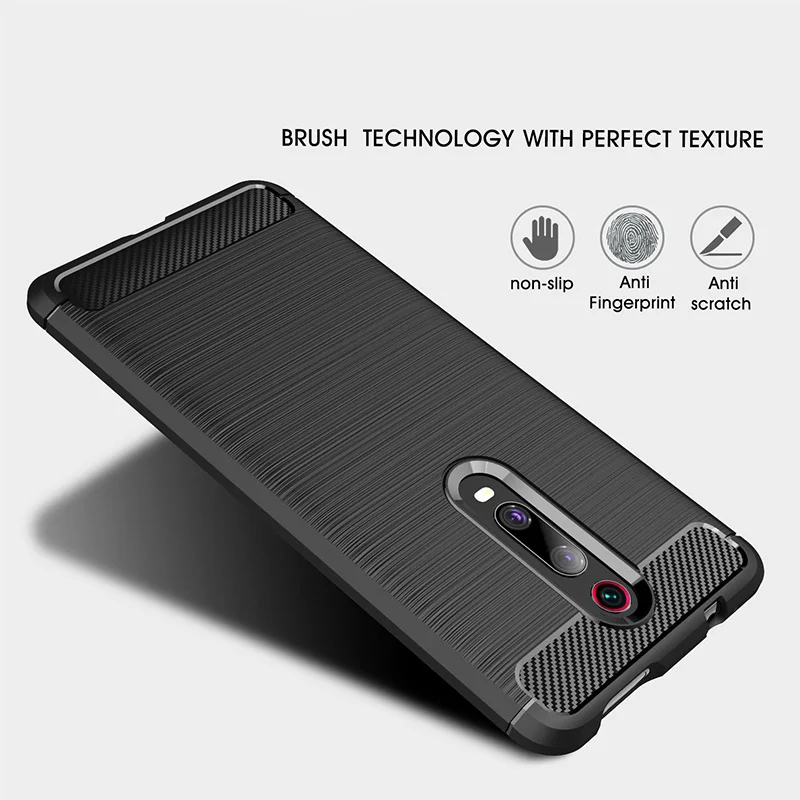 Противоударный чехол KEYSION для Xiaomi Mi 9T Pro 9 SE Redmi K20 мягкий силиконовый из