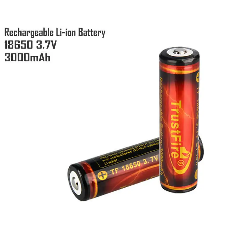 18650 зарядное устройство + 2 шт TrustFire Подлинная полная емкость 3000mAh Li lon