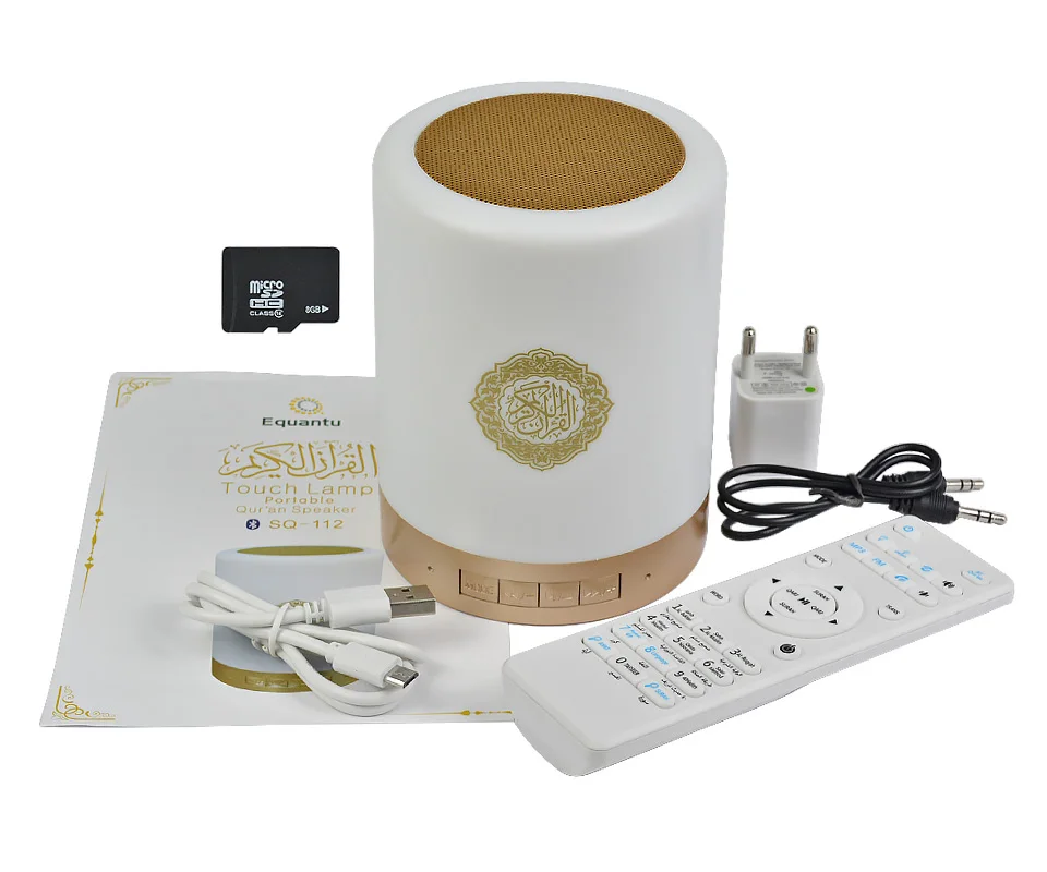 Беспроводной Bluetooth Динамик Красочный Светодиодный светильник Коран Reciter