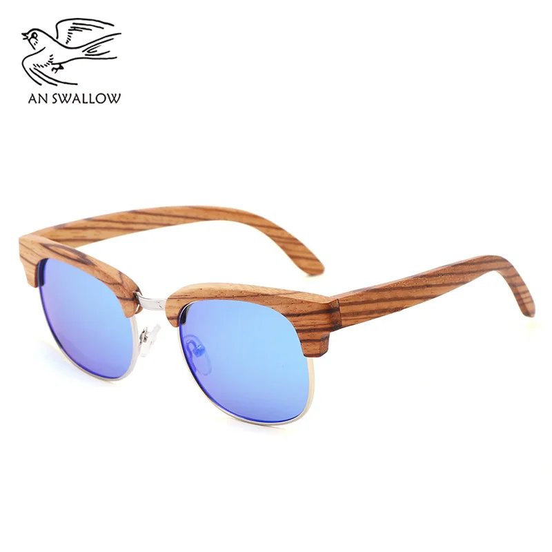 Классические очки Зебра оправы в деревянной оправе модные люди простые