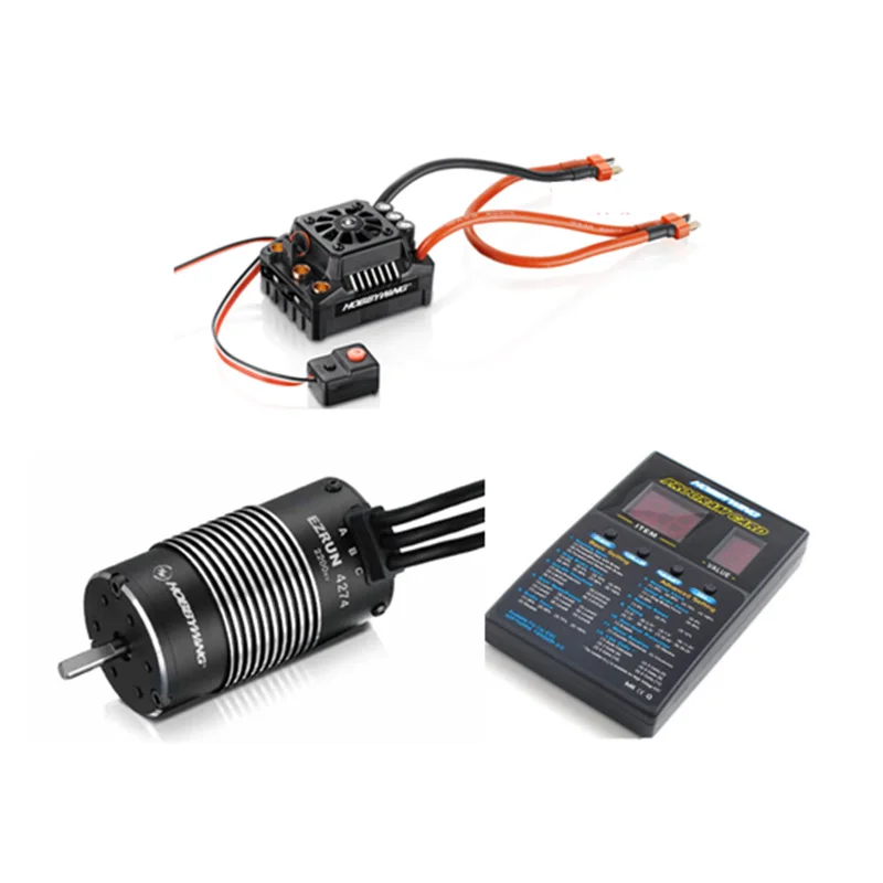 HobbyWing EzRun MAX8 и EzRun 4274 мощная комбинированная система 30103200 30103201 светодиодный программная карта для 1/8 машинки на радиоуправлении