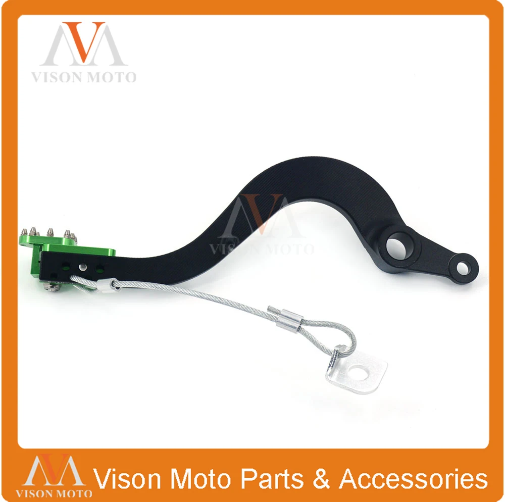 CNC заготовки, MX сзади педаль тормоза для KAWASAKI KXF250 KXF 250 KX250F 04 2005 2006 2007 2008 2009 2010 2011 2012 2013