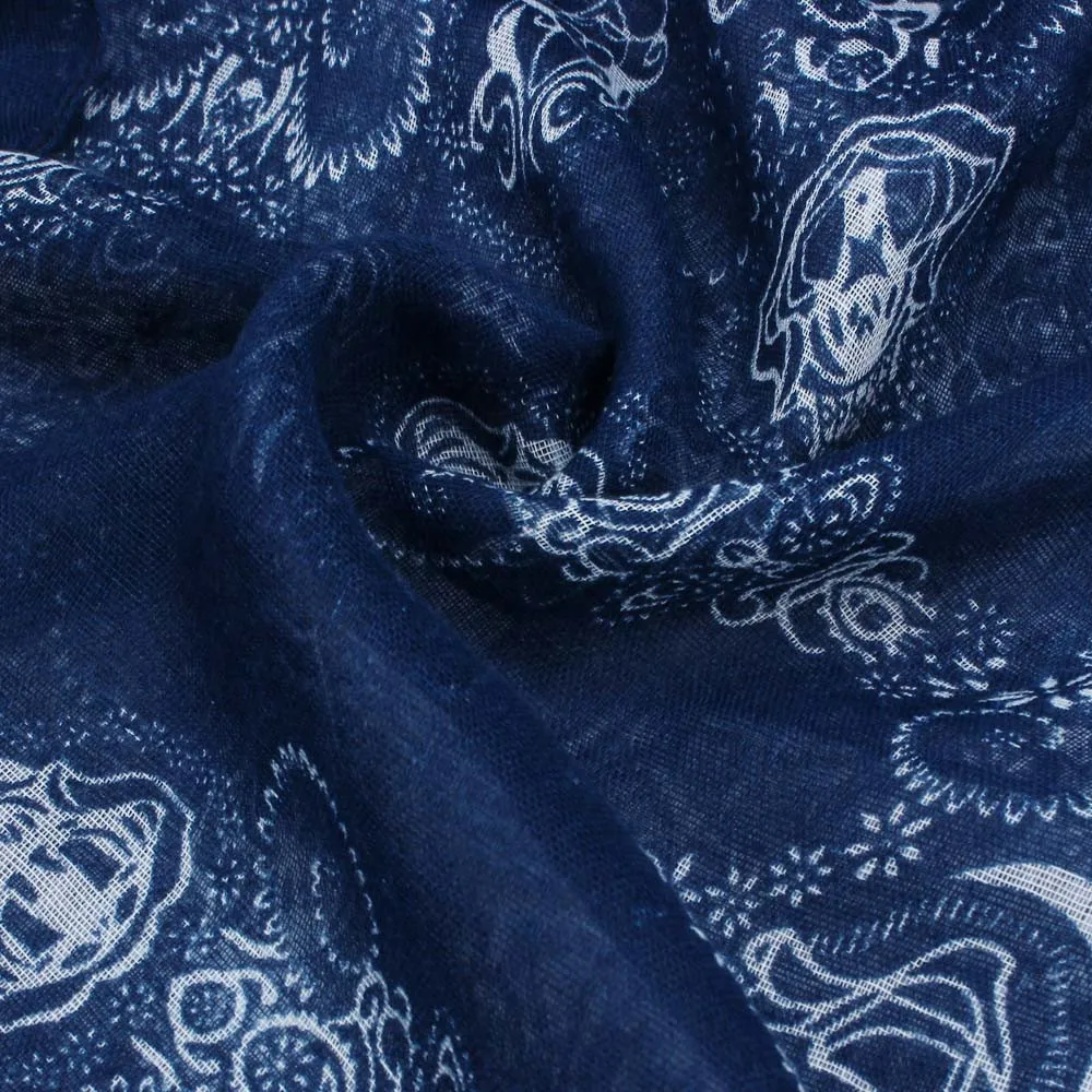 

Classical Print Scarf Women Cotton Linen Ladies Winter Scarf Vintage Balinese Yarn Hijab Scarf Ethnic Style Foulard Femme