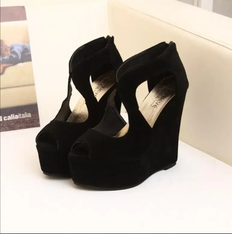 2018 новые летние женские сандалии с высоким подъемом женская обувь на толстой