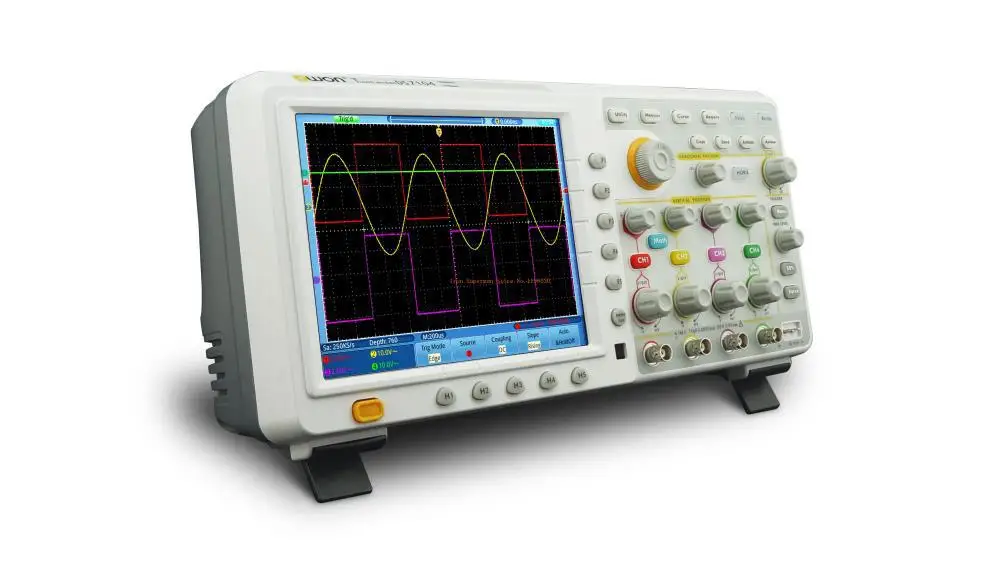 

OWON TDS7104 Touch-screen 8 inches TFT 7.6M storage 100MHz 1GS/s Four 4 channels OWON Digital Oscilloscope