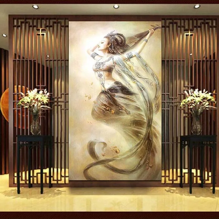 Набор для вышивки крестом 120*73 см набор рукоделия Сказочная девушка Китайский