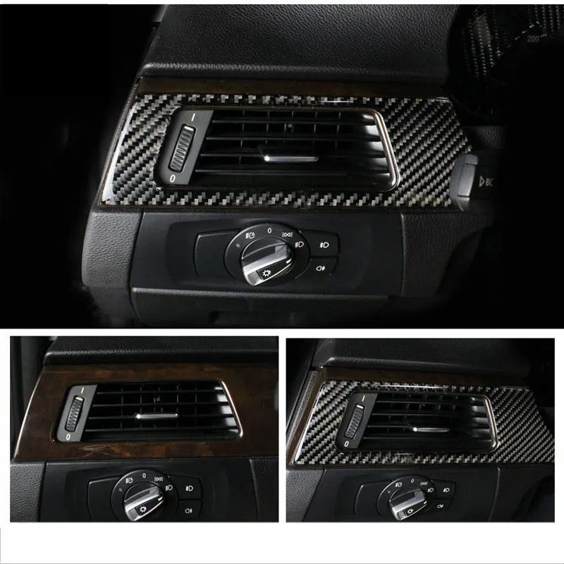 Lsrtw2017 углеродное волокно приборной панели автомобиля левой вентиляционное