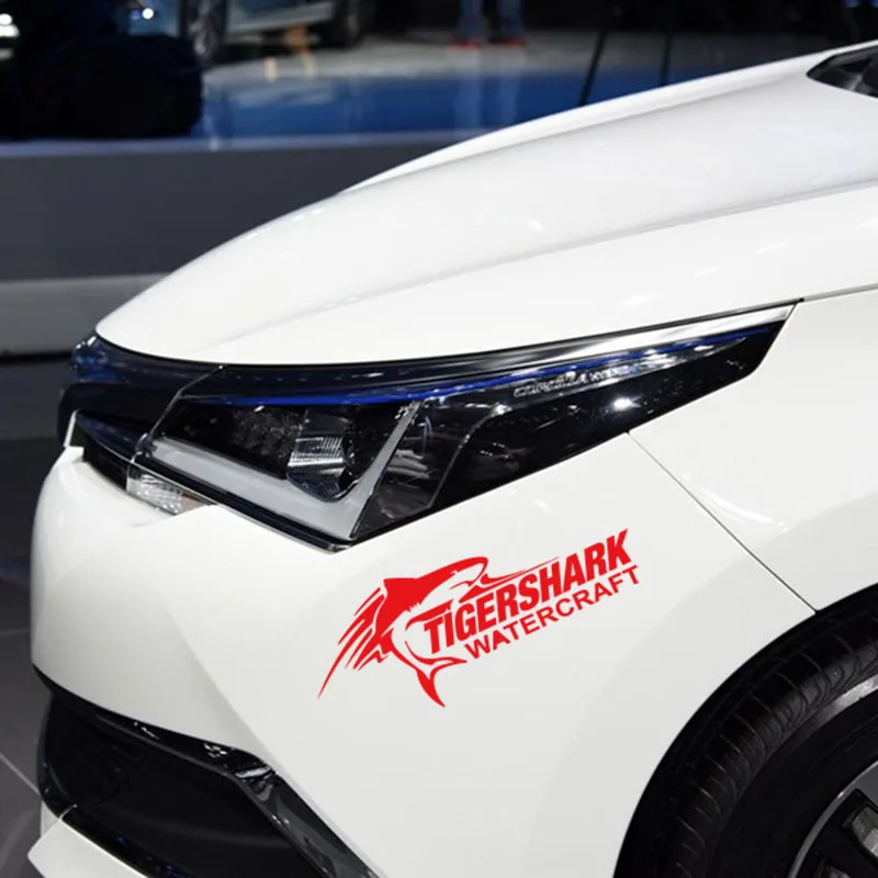 Автомобильный Стайлинг наклейки на бампер Акула автомобильная наклейка tigershark