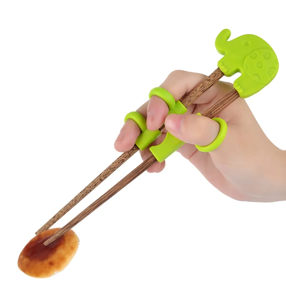 Новинка 1 пара Детские тренировочные палочки для еды с животными|Палочки еды| |