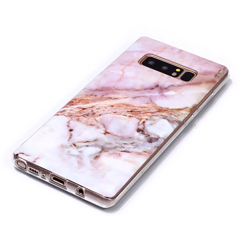 Модный мраморный мягкий чехол из ТПУ силиконовый для сотового телефона Samsung Galaxy