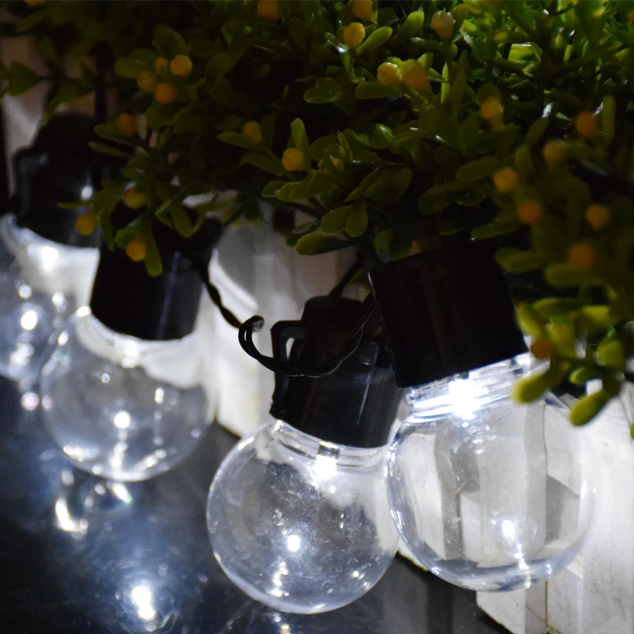 Солнечный светодиодный свет 10 солнечные лампы шар светящиеся гирлянды