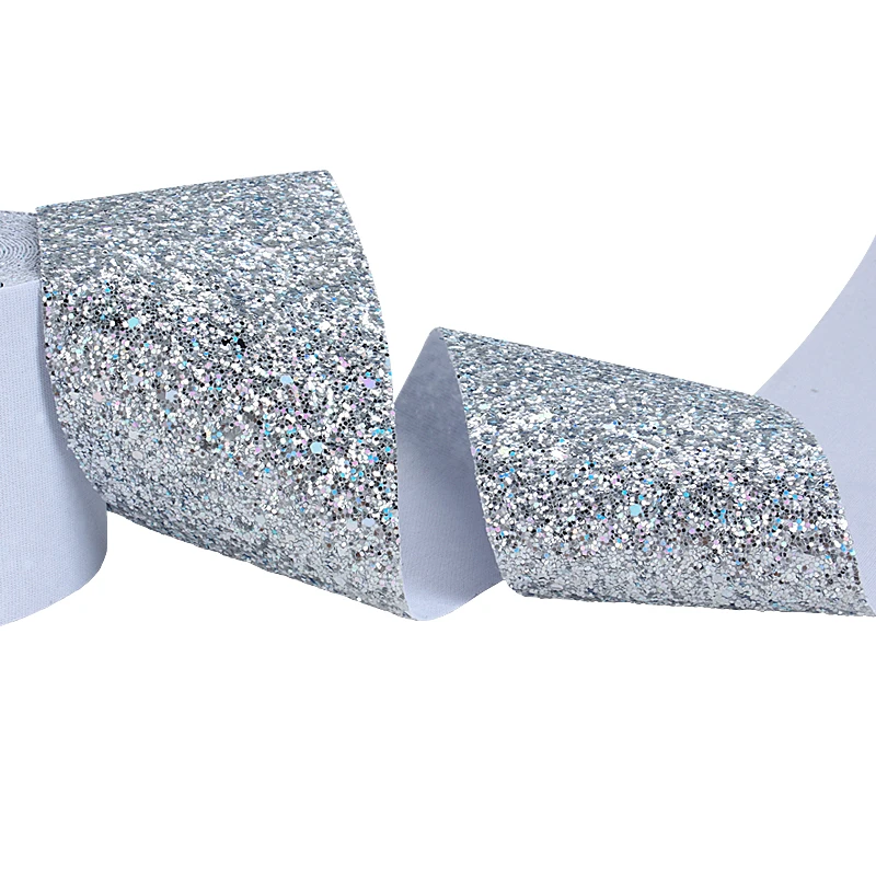 Новое прибытие коренастая Блестящая лента Blingbling ткань Подарочная упаковка DIY