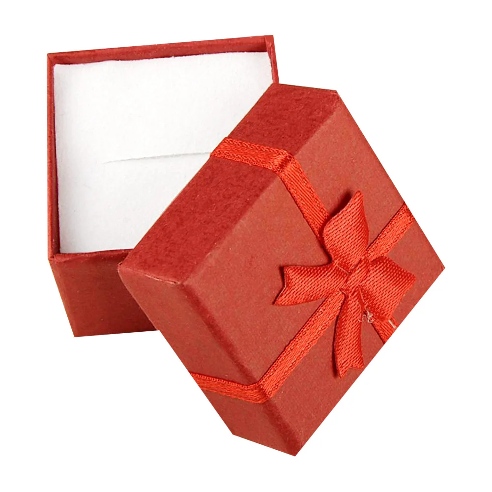 Лучшая цена, 4*4*3 см, 8x5x2,5 см, квадратная коробка, Подарочная коробка, Подарочный чехол для кольца, ювелирных изделий, браслета, ожерелья, изысканный дизайн косметики - Цвет: 9 4X4X3CM