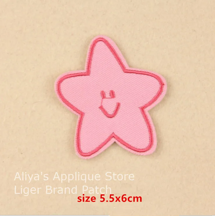 1 шт. луна звезды солнце улыбается аппликация-вышивка ткань аксессуары