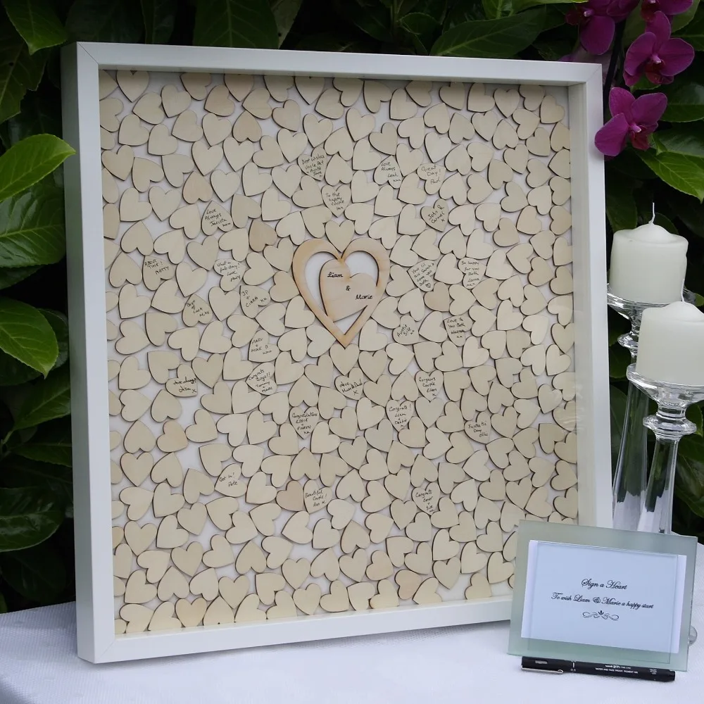 Деревенская Свадебная гость книжная рамка пользовательские варианты