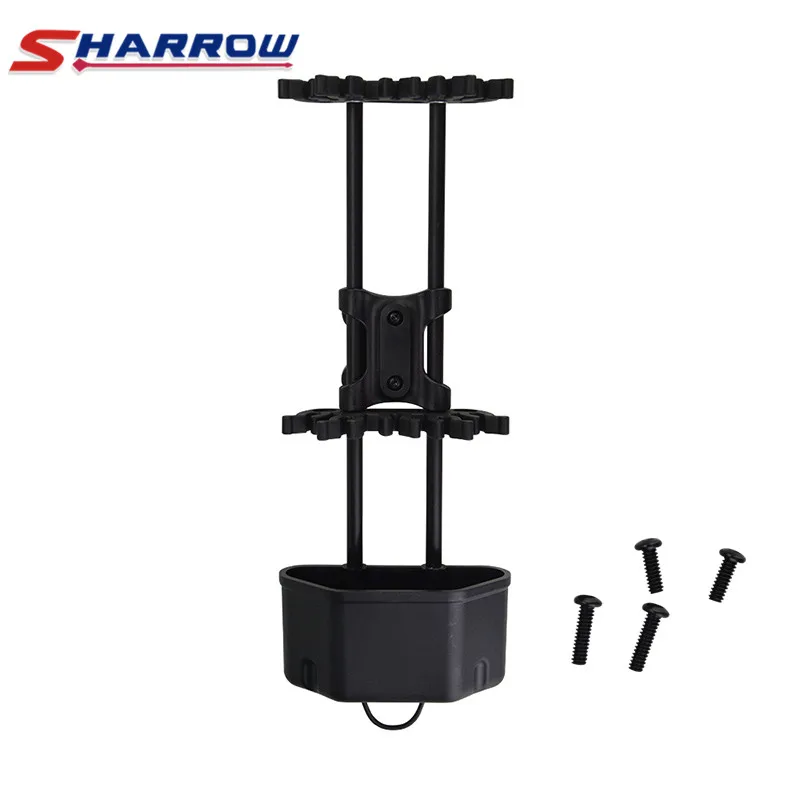 

1Pc Archery Arrow Quiver 5 Spot Arrows Quiver Arrow Holder Release Lock Mount Rack For Compound Bow Hunting Shooting Accessories