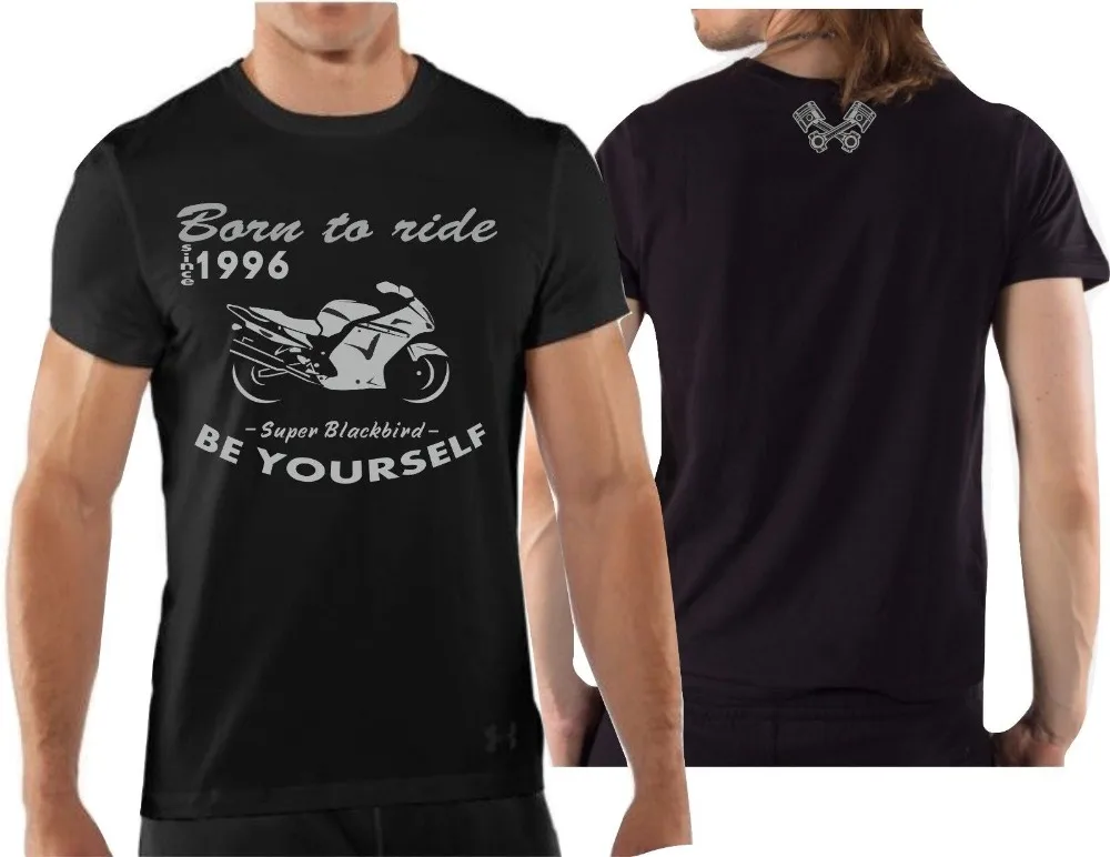 

T-Shirt Maglia Per Moto Hon Cbr 1100 Xx Super Blackbird Tshirt Maglietta 2019 New Hot Sale Mens Short Sleeves Male Basic Tops