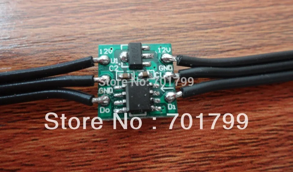 Черный 12В WS2811 led 5050 SMD пиксельный узел 100 шт. в нитке черные провода 5 см расстояние