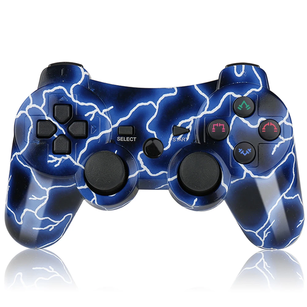 Контроллер беспроводной двойной шок геймпад для Playstation 3 Пульт Sixaxis беспроводной для PS3 контроллер с шестью осями/двойной шок