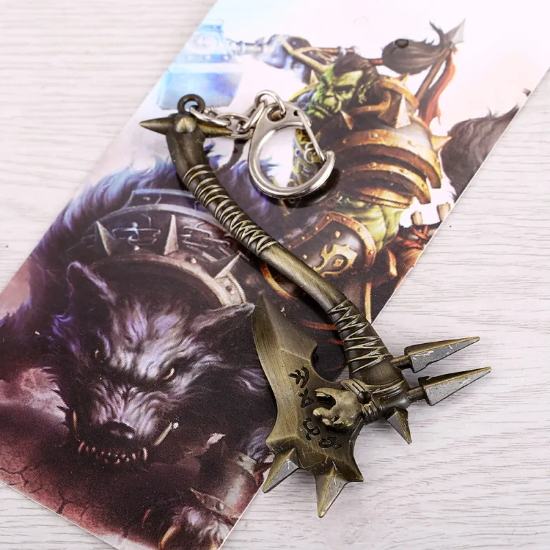 Новый дизайн 3D игры WOW World of Warcraft брелок оружие модельный маскарадные сувениры