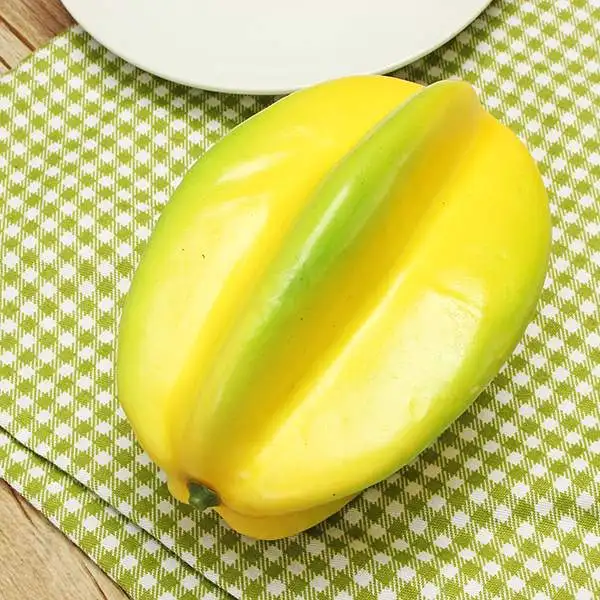 Carambola Искусственные Поддельные Украшения из овощей стрельба фотостудия реквизит Дети ролевые игры игрушки Ресторан Декоративные