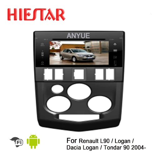 Автомобиль GPS плеер Радио 6.2 ''Сенсорный экран WI FI Android 6.0/7.1 Quad Band Nav для Renault l90 Logan