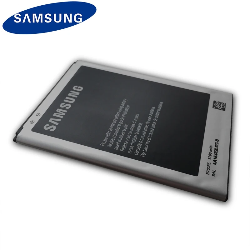 Samsung оригинальный аккумулятор для телефона B700BE Galaxy Mega 6 3 i9200 i527 i525 I9205 P729 T2556 L600 3200