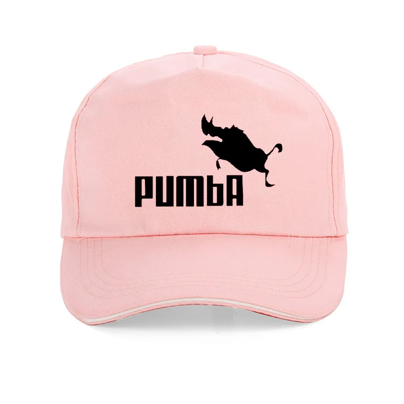 Смешная шапка Милая homme Pumba бейсболка s для мужчин и женщин хлопок крутая хип-хоп шляпа от солнца унисекс с надписью Snapback шляпа бренда Gorra hombre - Цвет: Розовый