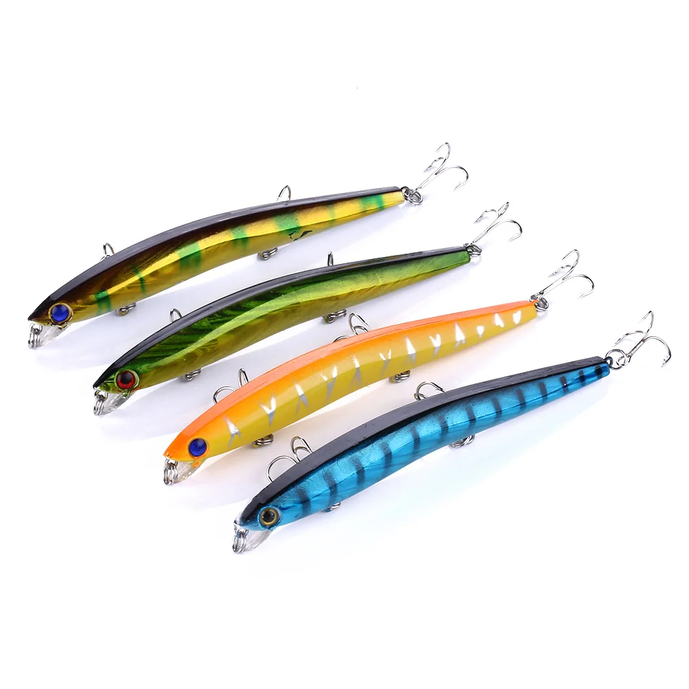 HENGJIA 2019 hot model fishing lures hard bait 9 color for choose 13cm 13.9g minnow quality professional depth0.5-1.2m | Спорт и