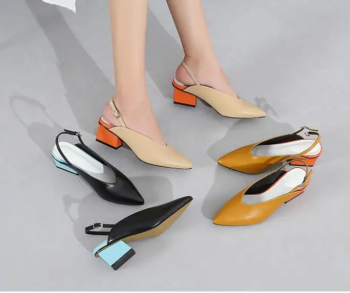 Женские босоножки с острым носком XGRAVITY универсальные Классические на высоком