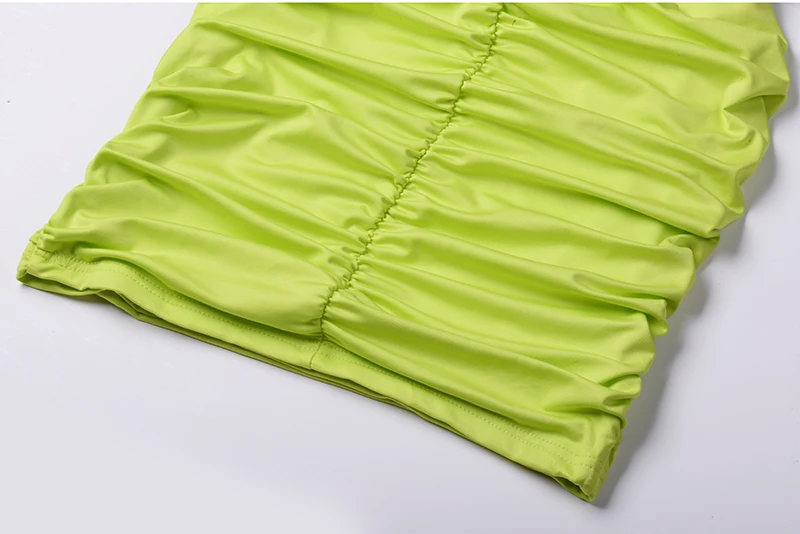 Colysmo 2 слоя шикарное Ruched летнее платье женская сексуальная шея возлюбленной вечерние Клубные платья плиссированные облегающие мини-платья Vestidos