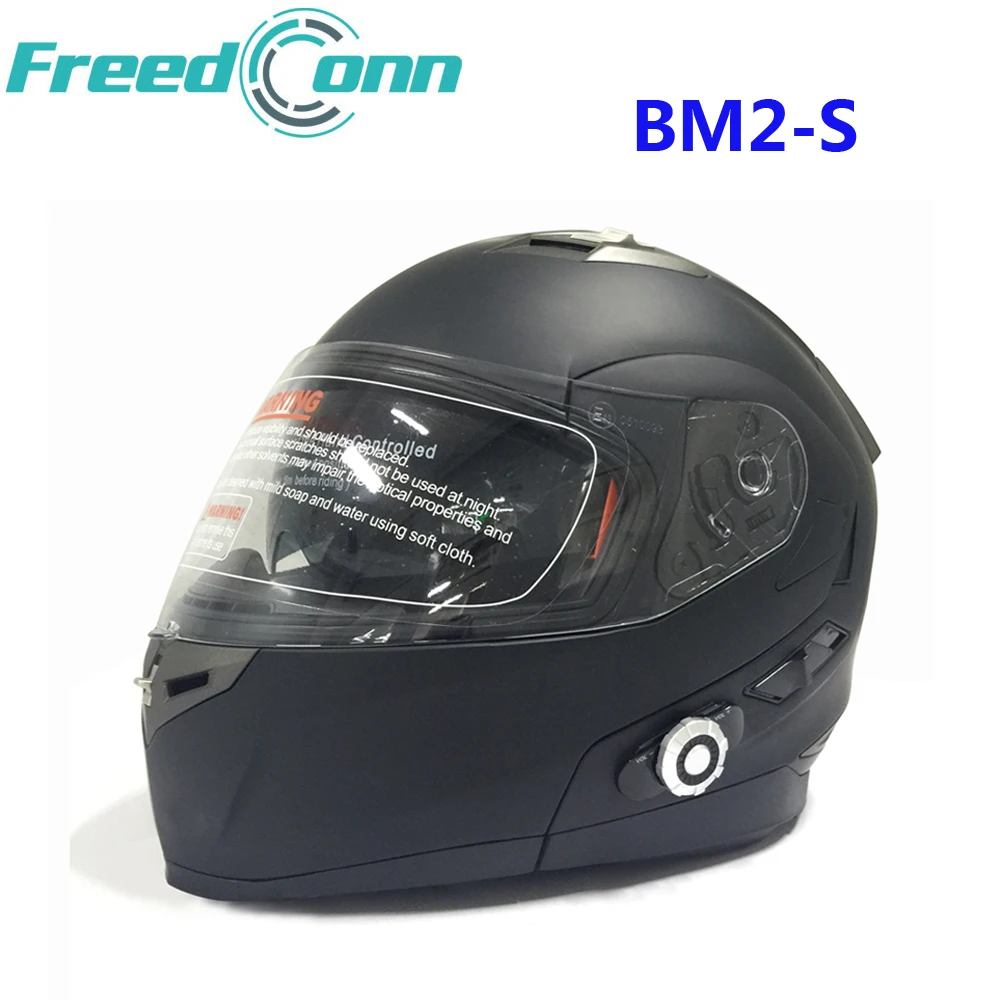 FreedConn BM2 S мотоциклетный Bluetooth умный шлем встроенный/половина лица Встроенный FM