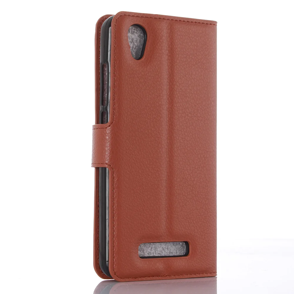 Модный кожаный чехол Бумажник личи для zte Blade X3/D2 защитный флип телефона с