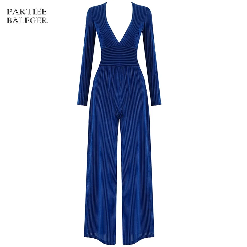 2019 Новое поступление элегантный полосатый украшенный сексуальный глубокий v