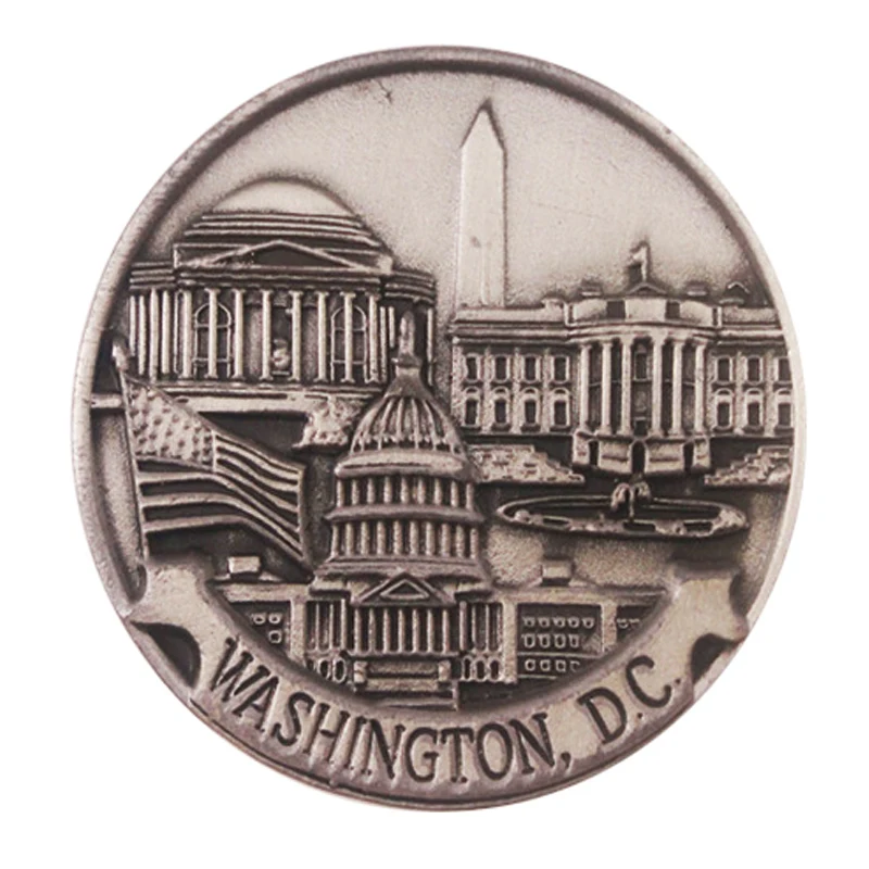 

Custom Antique Silver Coin New 3D Zinc Alloy Coins