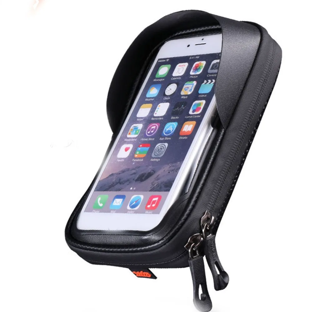 Outdoor Cycling Bike Bicycle Handlebar 6.0 Inch Touch Screen Phone Pouch Bag for Universal Mobile | Мобильные телефоны и
