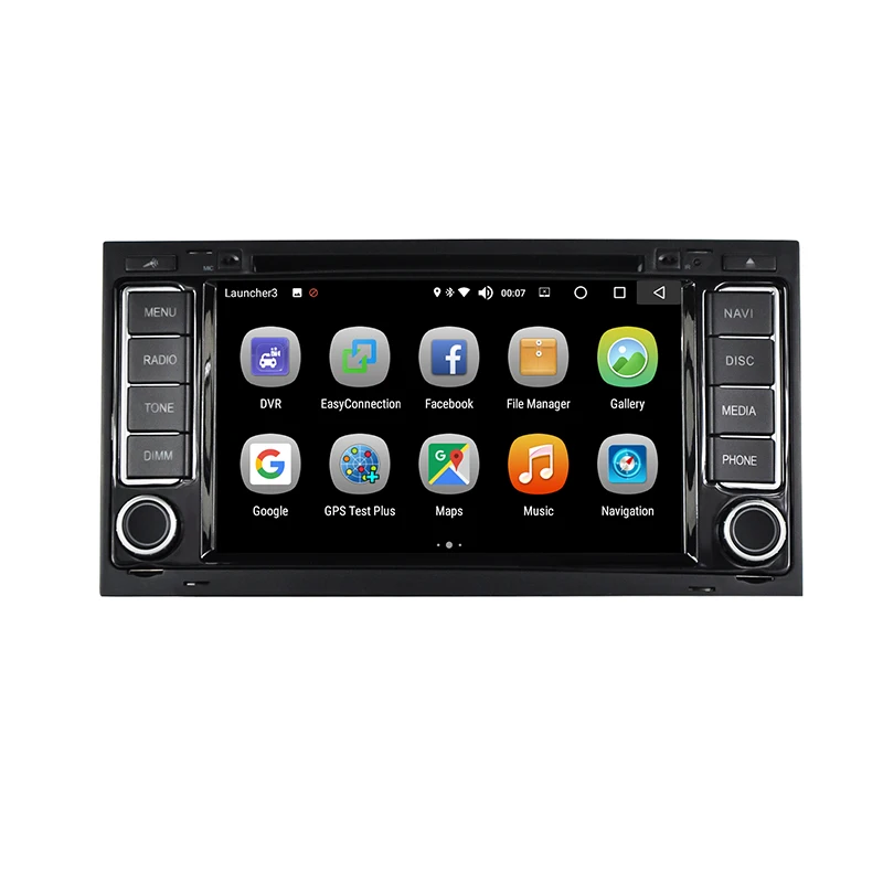 Автомобильный DVD плеер стерео радио Android 8 0 Bluetooth 7 дюймов сенсорный экран 4 Гб/32 ГБ
