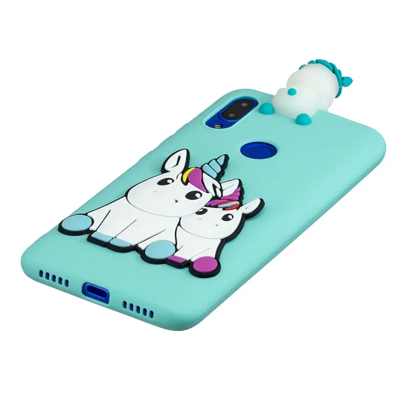 Чехол для Xiaomi Redmi Note 7 мягкий силиконовый чехол с 3D рисунком из мультфильма Fundas Note7