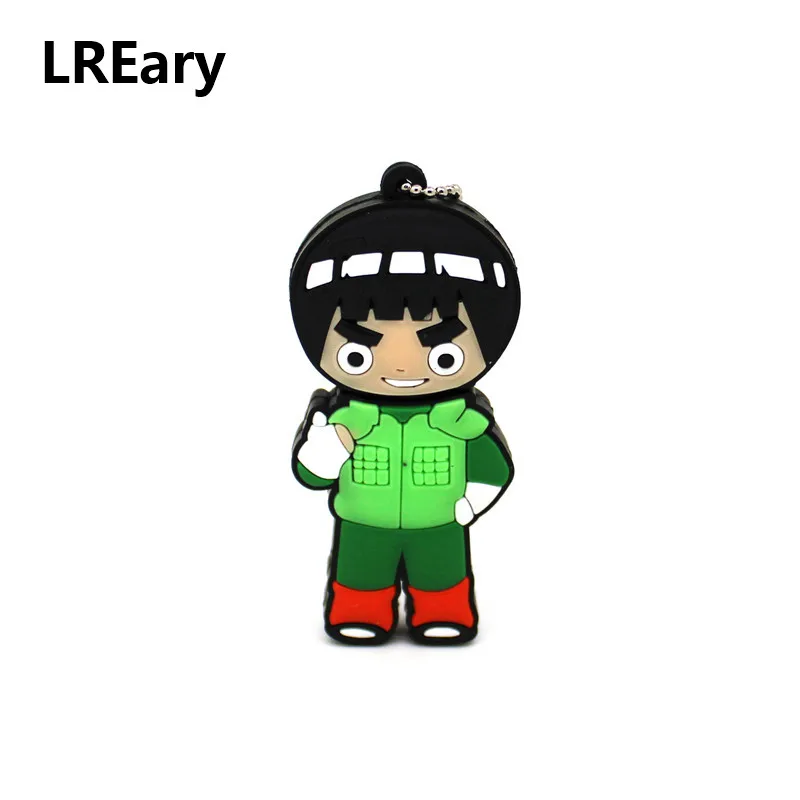 Rock Lee Naruto Rock Lee gaara Sasuke Jiraya Orojumaru pendrive, 4 ГБ, 8 ГБ, 16 ГБ, 32 ГБ, usb 2,0, флешка, карта памяти, 64 ГБ, накопитель - Цвет: Rock Lee