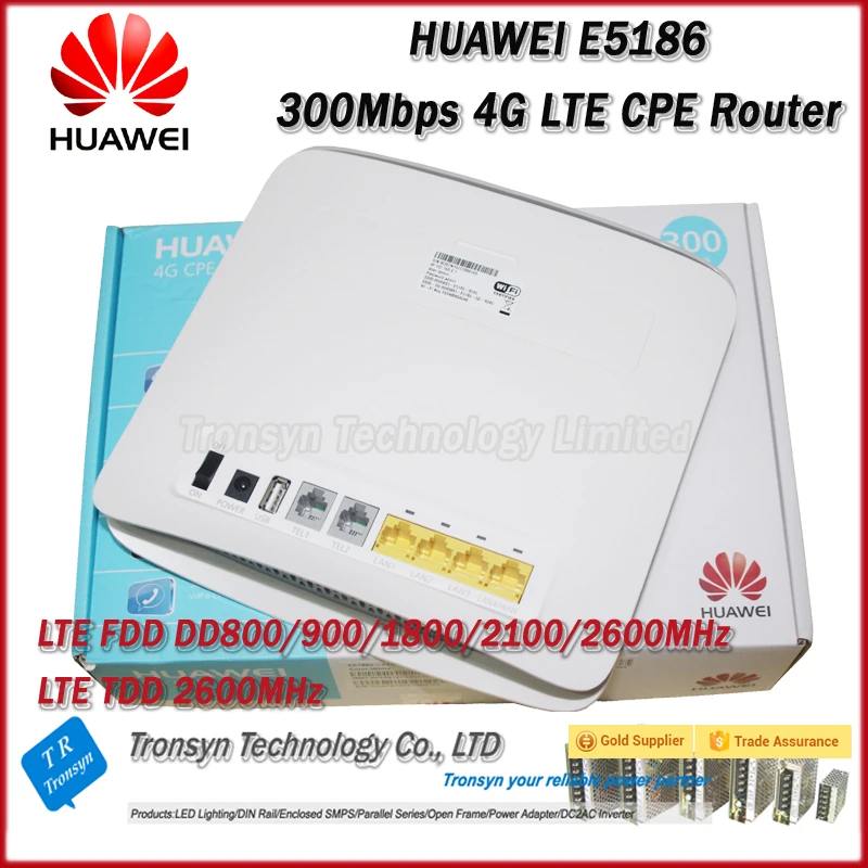 Новое поступление оригинальная разблокировка 300 Мбит/с HUAWEI E5186S-22A 4G LTE WiFi CPE