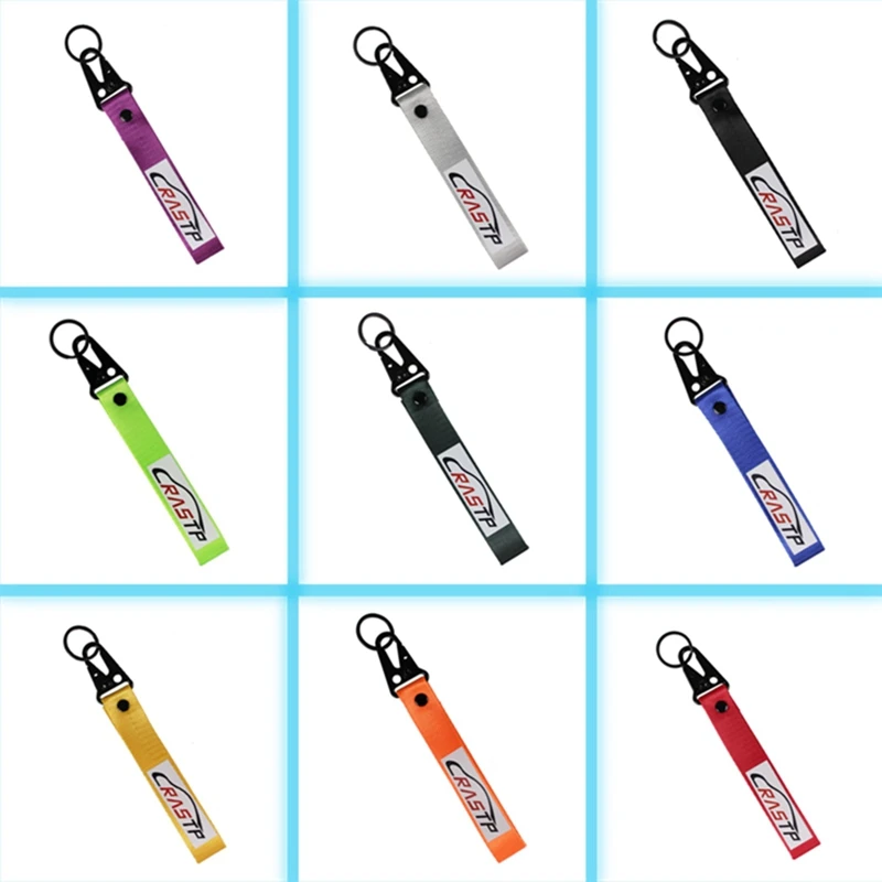 RASTP-Racing Буксировочные Ремни стиль брелок с гладким материалом из нержавеющей