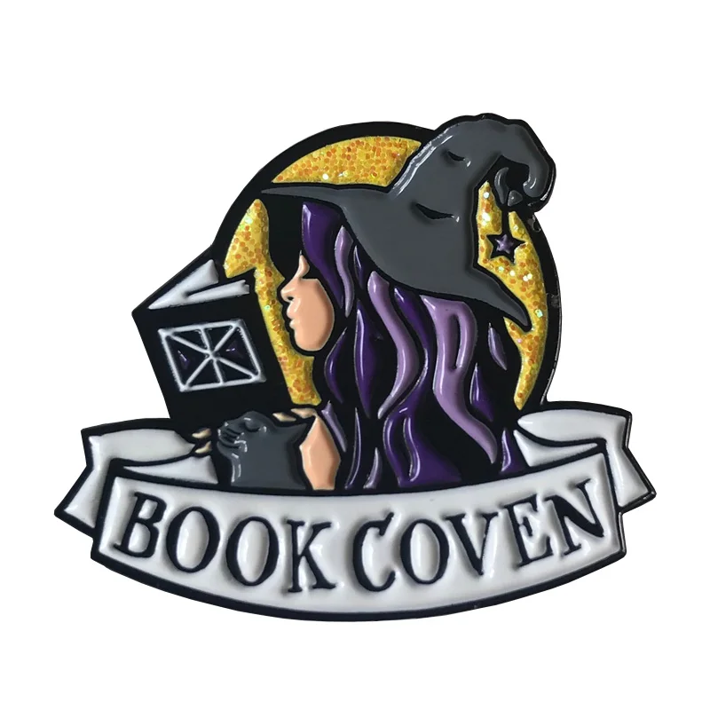 Book Coven Enamel Pin | Дом и сад