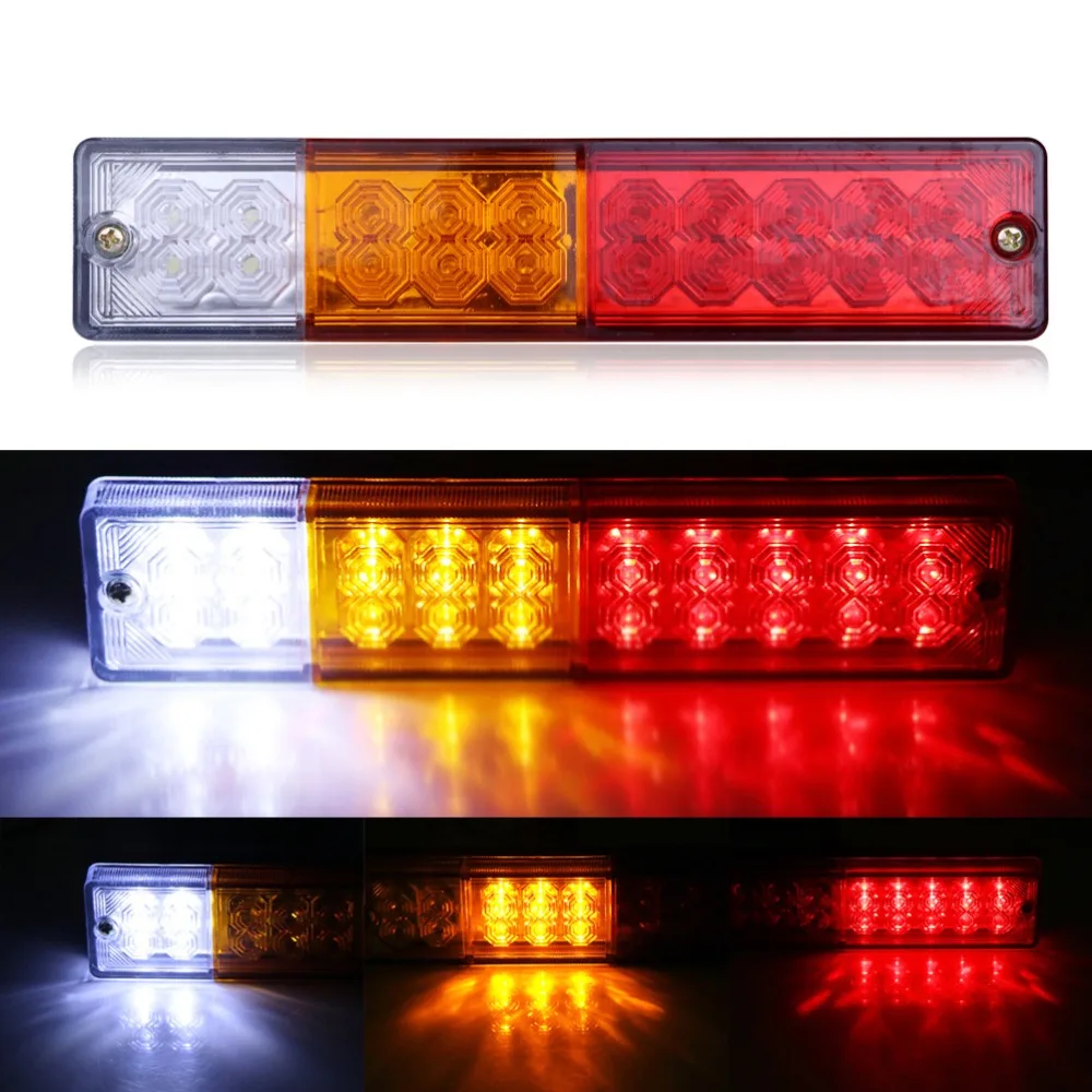 Задний фонарь для грузовика стробоскоп предупреждающие огни 20LED 12/24 в трейлеры