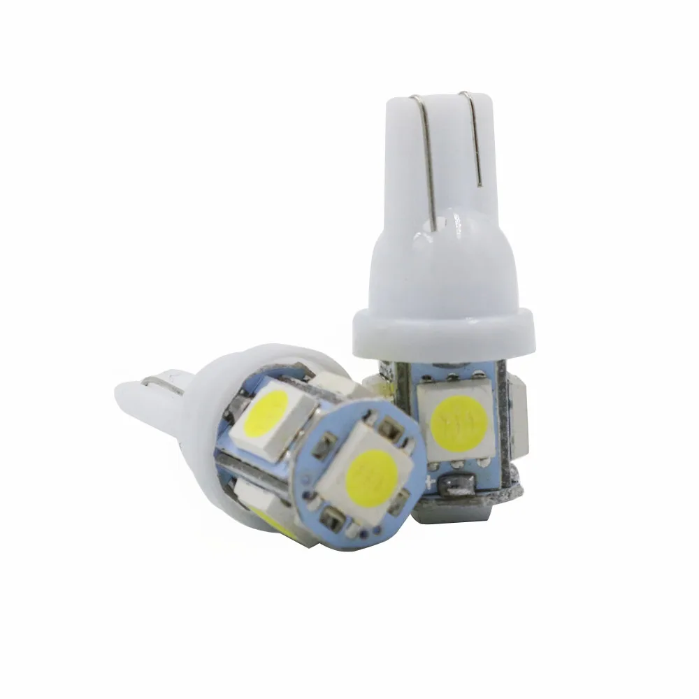 YSY 200X T10 Автомобильные светодиодные лампы W5W 5050 5SMD фары клиновидные для чтения
