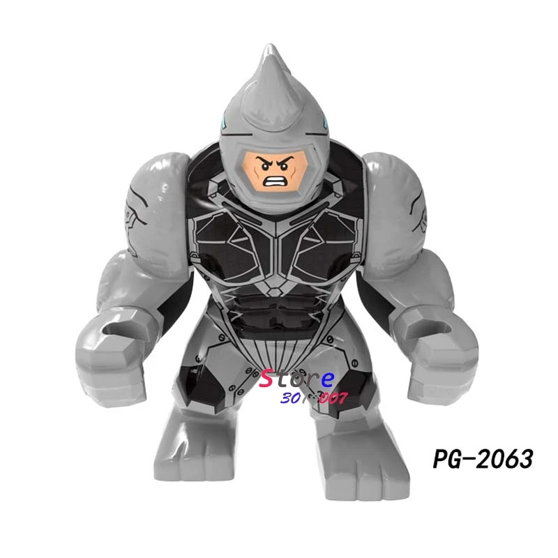 PG2063 Один Мстители Marvel эндшпиль танос Росомаха Халк Бастер Веном Росомаха носорог дерево человек фигурка Тора строительные блоки детские игрушки - Цвет: PG2063